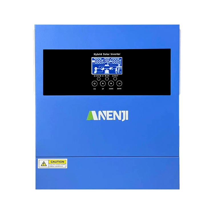 Гібридний інвертор Anenji ANJ-4000W-24V-WiFi для сонячних систем — фото 1 з 3