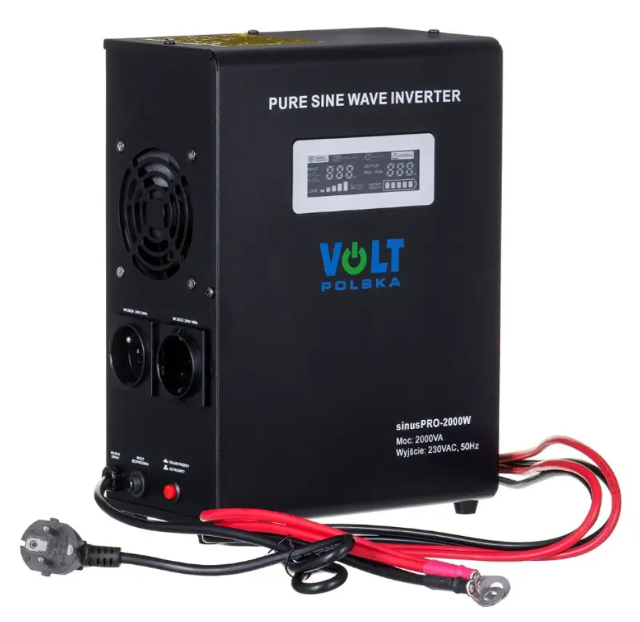 Гібридний інвертор Volt Polska SINUS PRO 2000W 24/230V для резервного живлення