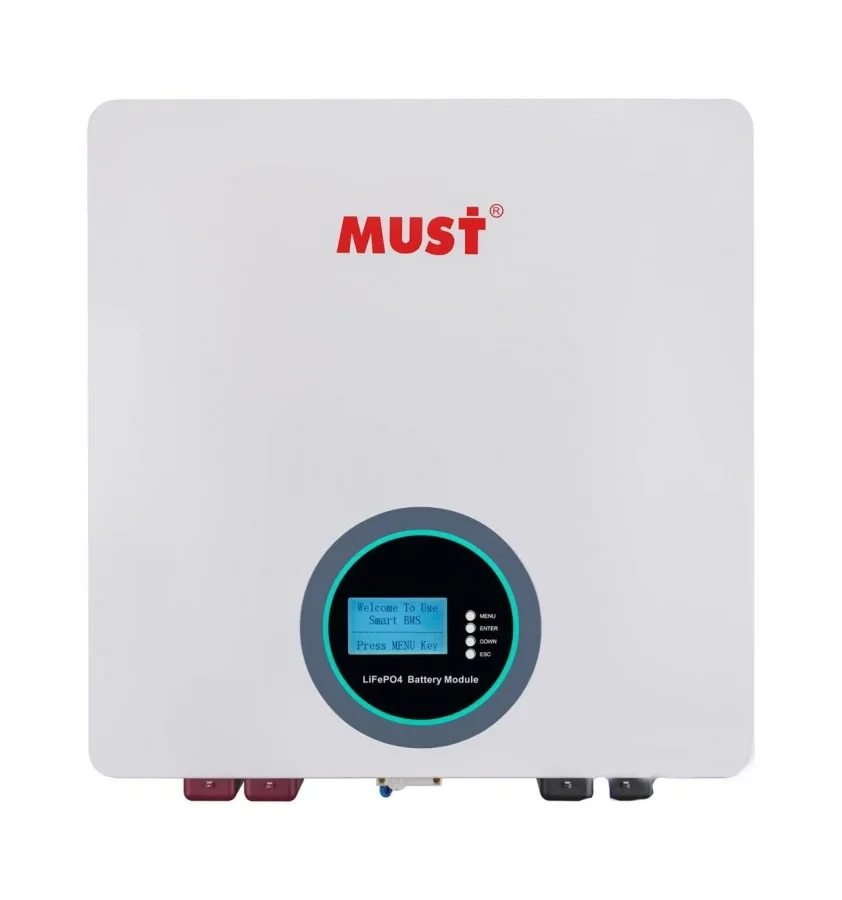 Акумуляторна батарея MUST LiFePO4 LP1600-24100 24V 100Ah для резервного живлення — фото 1 из 4