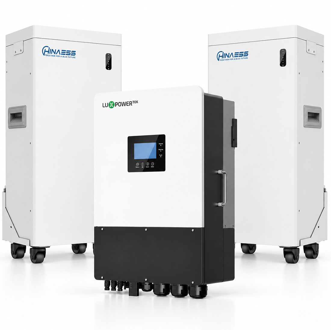 Система резервного питания LUXPOWER TriP2-LB-3P 15K с 2 аккумуляторами POWERGEM Max — фото 1 из 4