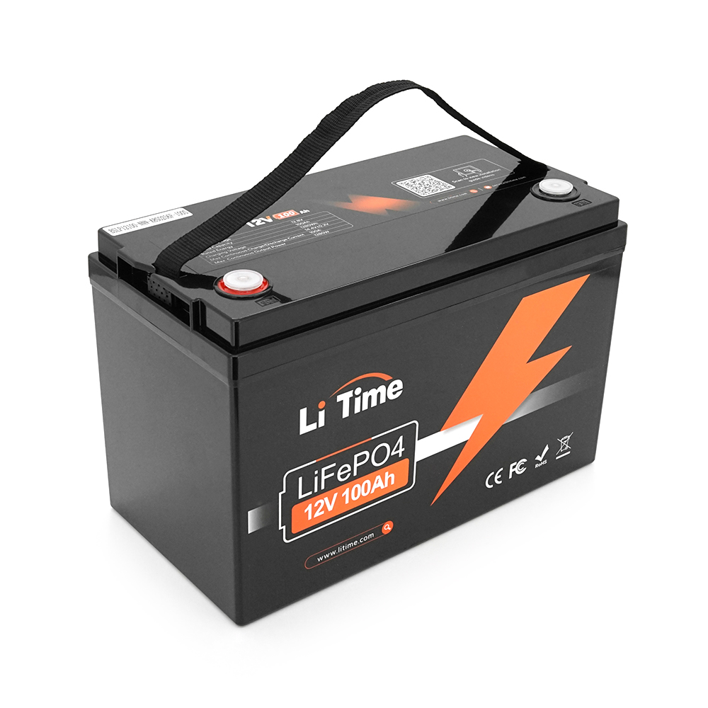 Li-TIME 12,8 В 100 А·год BASIC — акумуляторна батарея LiFePO4 1,28 кВт·год — фото 1 из 4