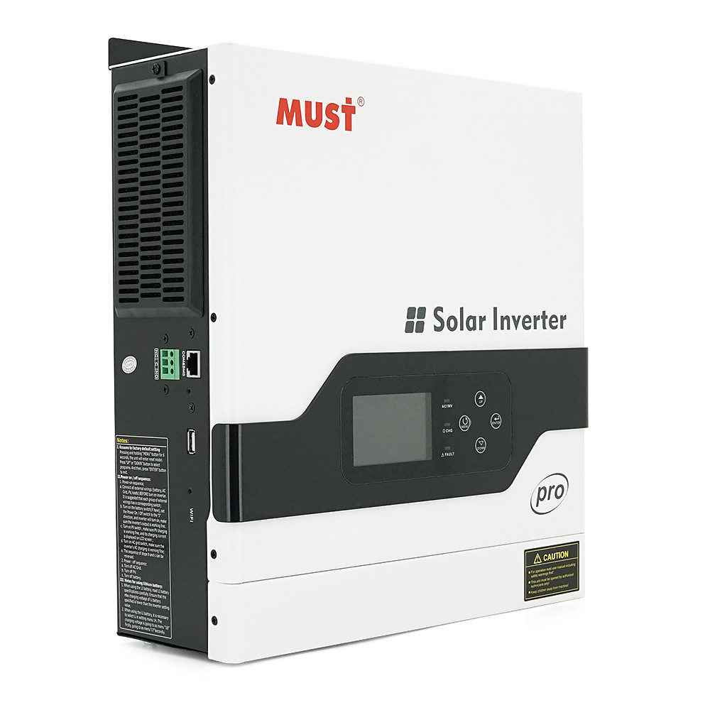 Гібридний інвертор MUST PV18-2012PRO 1600 Вт 12 В — фото 1 из 4