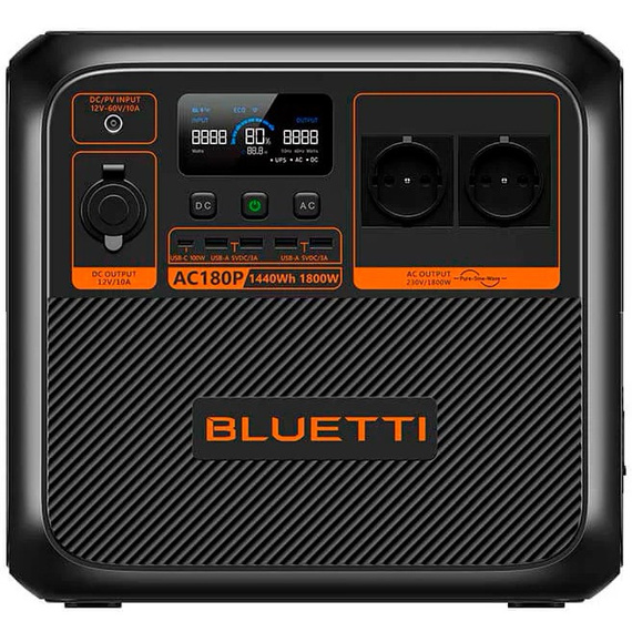 Bluetti AC180P — портативна зарядна станція — фото 1 з 6