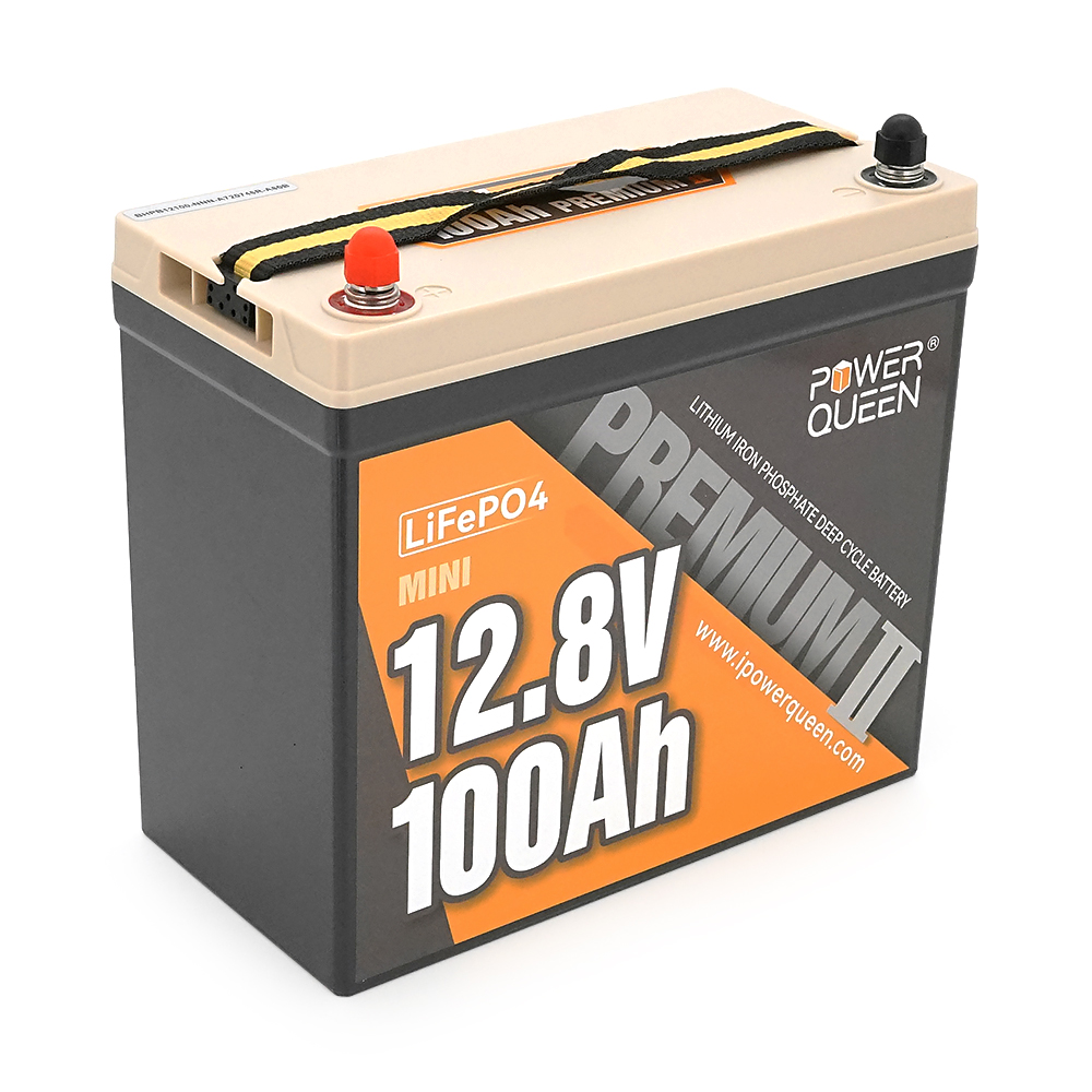 Power Queen 12,8 В 100 А·год Mini — акумуляторна батарея LiFePO4 1,28 кВт·год — фото 1 из 4