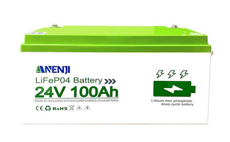 Акумуляторна батарея LiFePO4 Anenji ANJ-24V-100AH-PX з Bluetooth — фото 1 з 3