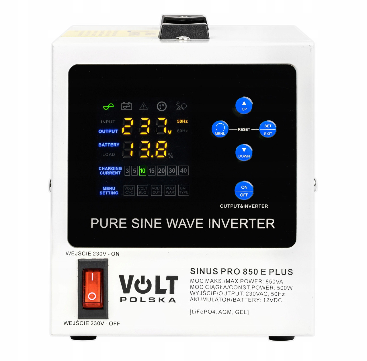 Джерело безперебійного живлення Volt Polska Sinus PRO 850 E Plus 500W