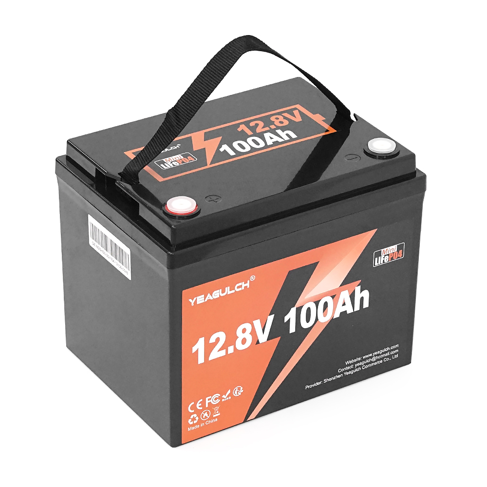 YEAGULCH Mini Max 12,8 В 100 А·год — акумуляторна батарея LiFePO4 1,28 кВт·год — фото 1 из 3