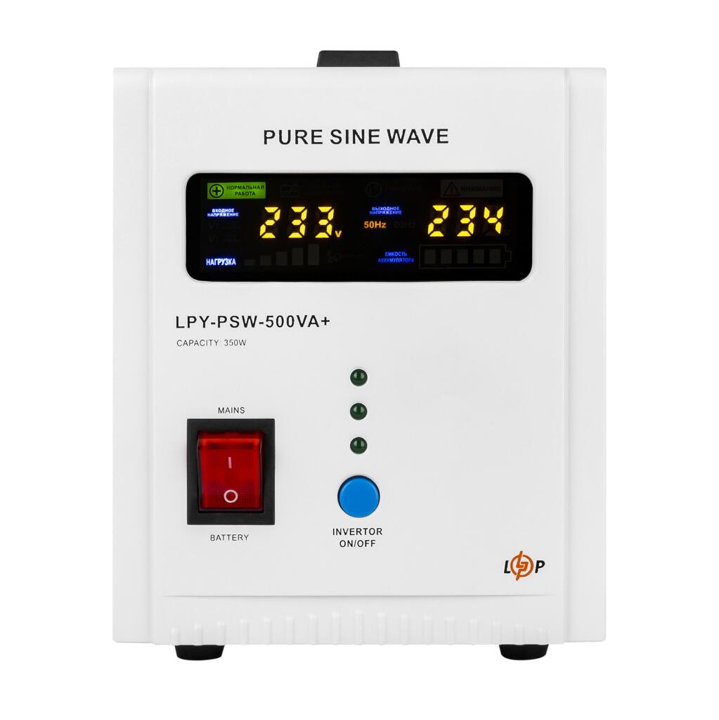 ИБП LogicPower LPY-PSW-500VA+ 350 Вт чистая синусоида