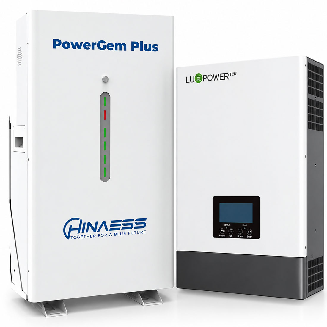 Система резервного питания LUXPOWER SNA6000 WPV с аккумулятором POWERGEM Plus 14,3 кВт·ч — фото 1 из 4