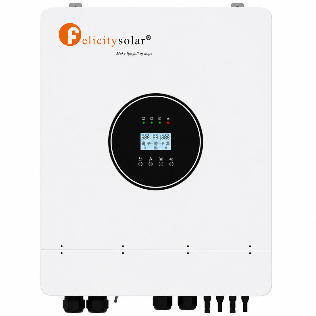 Гібридний інвертор Felicity Solar IVEM8048-II 8000 Вт 48 В — фото 1 з 2