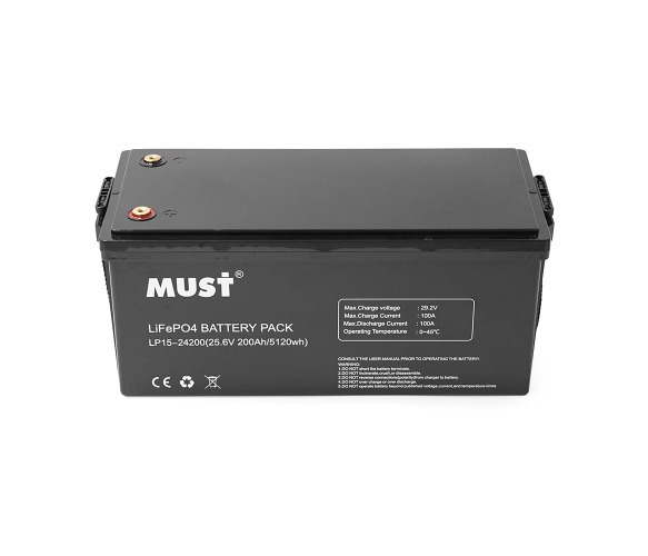 Акумулятор LiFePO4 MUST LP1500-24200 24V 200Ah