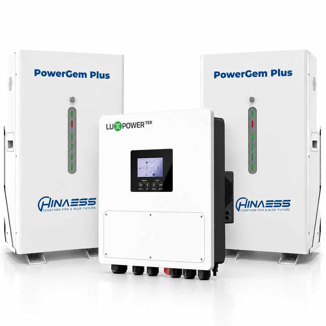 Система резервного питания LUXPOWER SNA PRO-EU 6.5K с двумя аккумуляторами POWERGEM Plus — фото 1 из 4