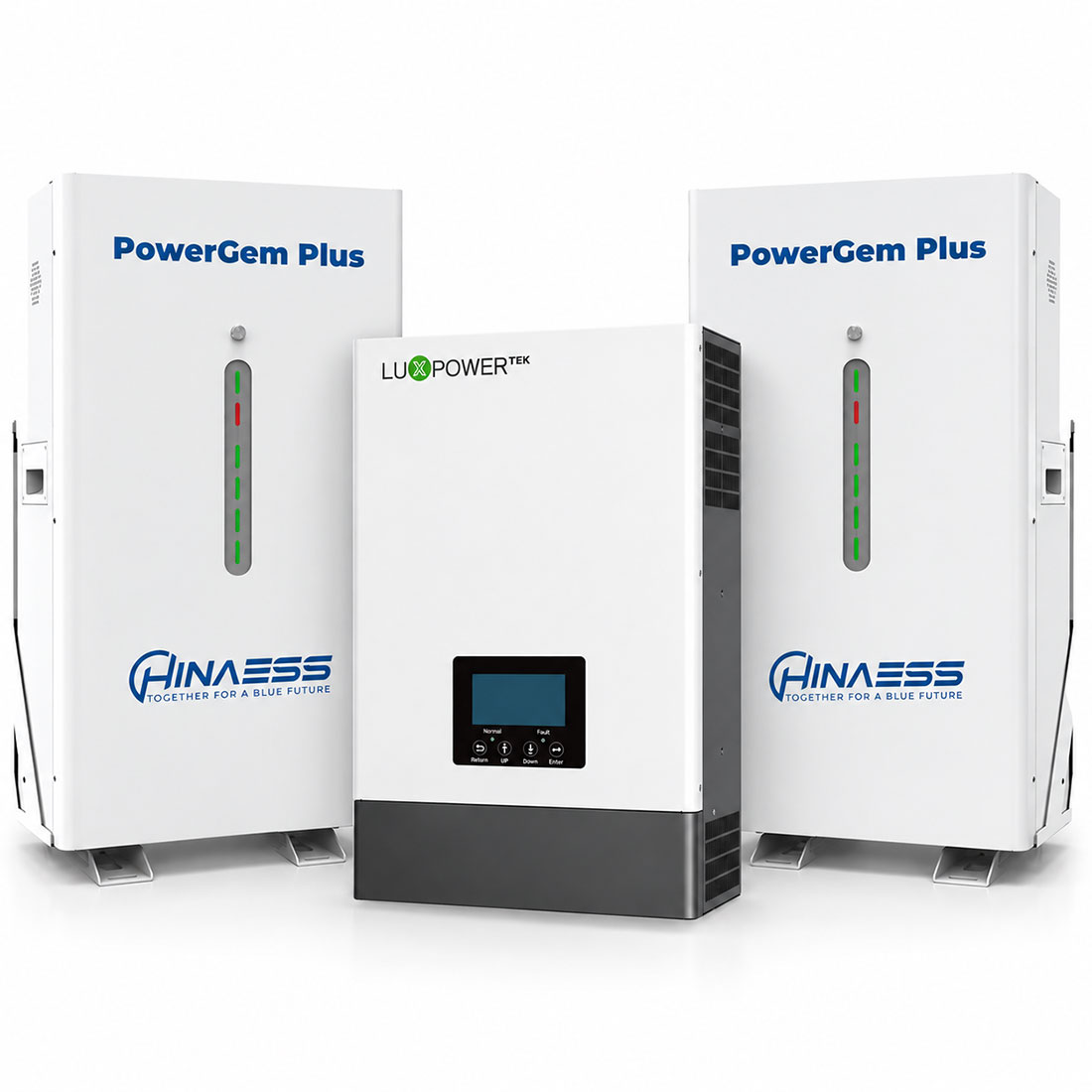 Система резервного питания LUXPOWER SNA6000 с 2 аккумуляторами POWERGEM Plus — фото 1 из 4