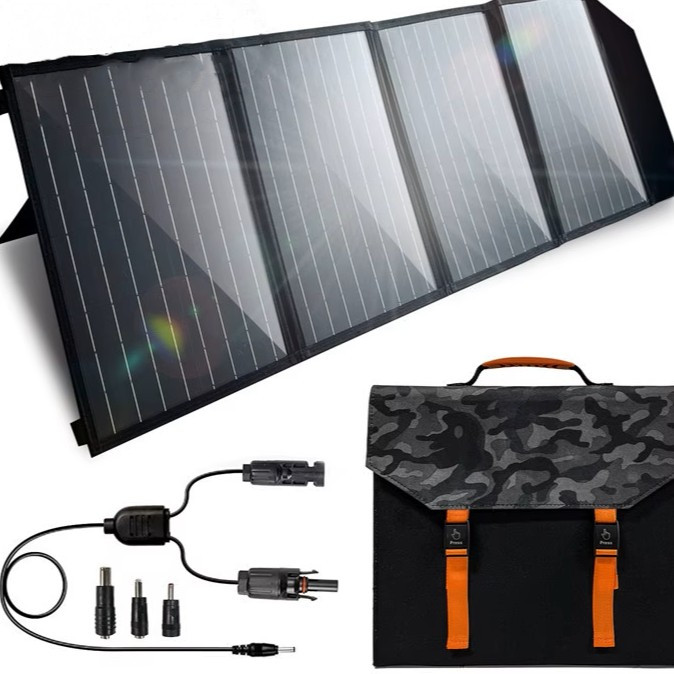 Портативна складна сонячна панель MYDAYS OUTDOOR 100W для автономного живлення — фото 1 из 4