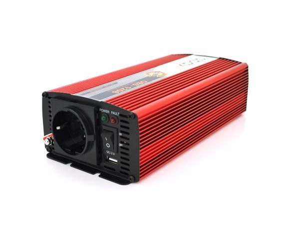 Инвертор напряжения ABAX OBS-1206 - чистая синусоида, 12/220 В, 600 Вт — фото 1 из 2