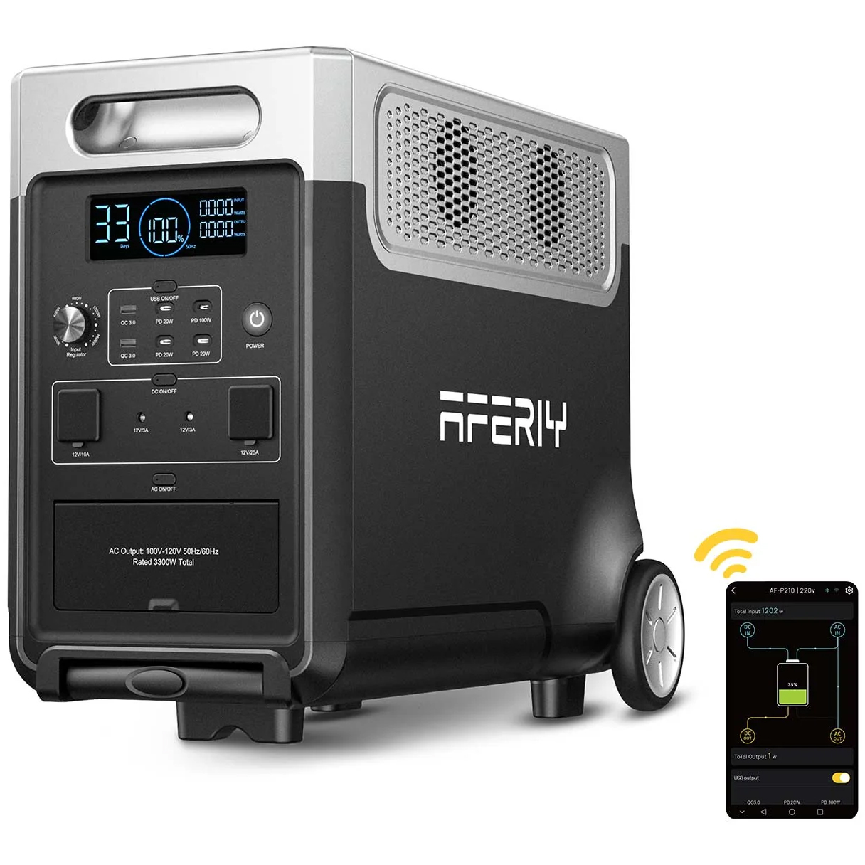 Зарядна станція Aferiy AF-P310-EC-H 3600 Вт — фото 1 з 4