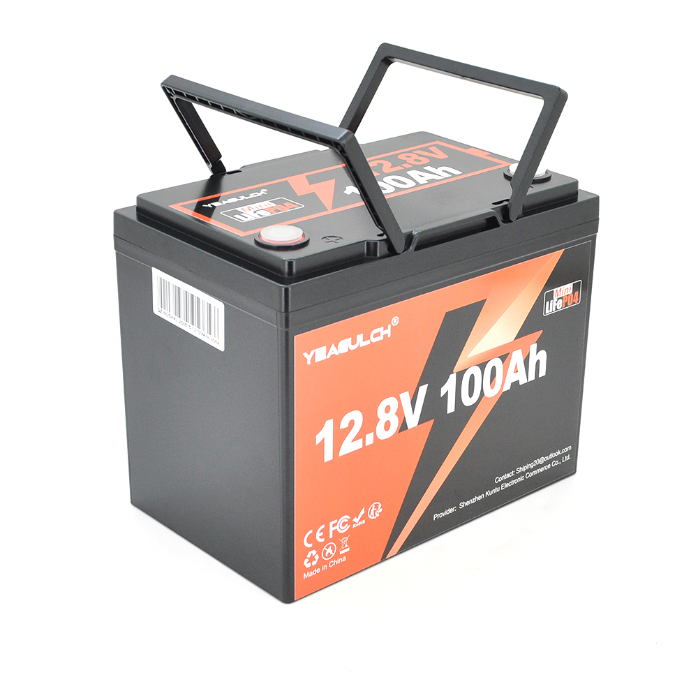 YEAGULCH Mini 12,8 В 100 А·год — акумуляторна батарея LiFePO4 1,28 кВт·год — фото 1 из 4