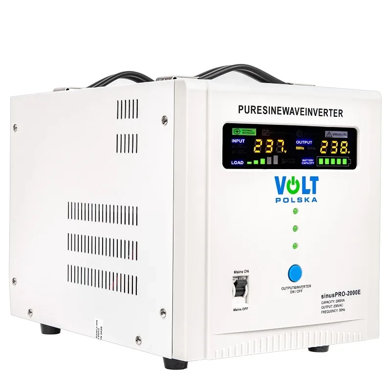Гібридний інвертор Volt Polska SINUS PRO 2000 E для резервного живлення — фото 1 из 4