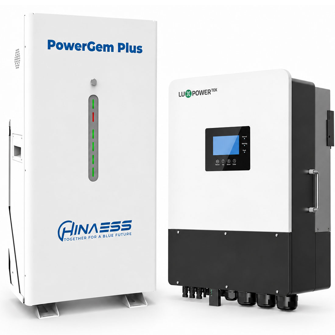 Комплект резервного питания LUXPOWER TriP2-LB-3P 15K с аккумулятором POWERGEM Plus — фото 1 из 4