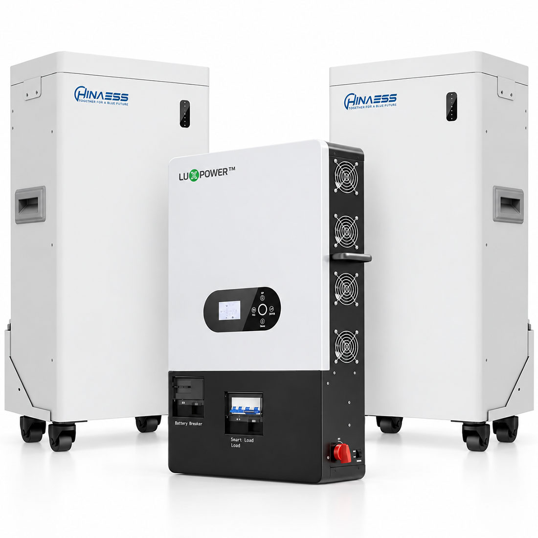 Система резервного питания LUXPOWER SNA-EU 14000 с 2 аккумуляторами POWERGEM Max — фото 1 из 4