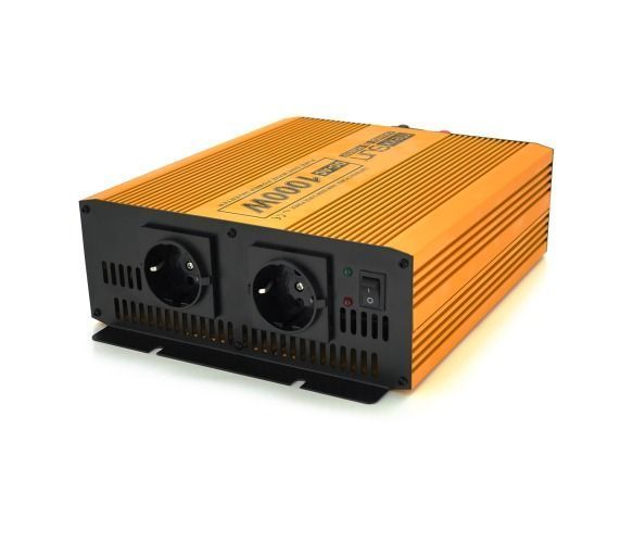 Инвертор напряжения Mexxsun MXSPSW-1000 - чистая синусоида, 12/220 В, 1000 Вт — фото 1 из 2
