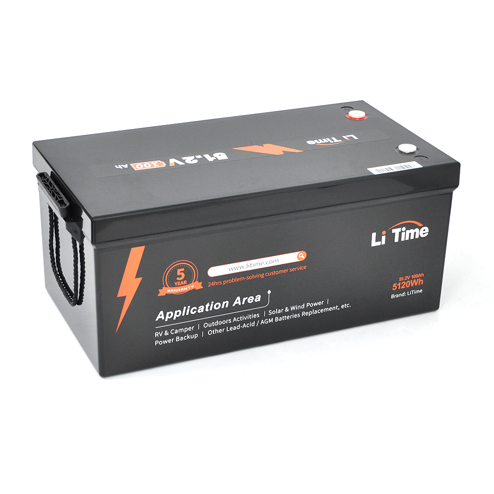 Li-TIME 51,2 В 100 А·год BASIC — акумуляторна батарея LiFePO4 5,12 кВт·год — фото 1 з 3