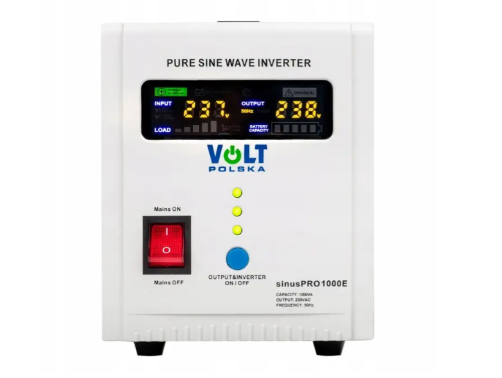 Джерело безперебійного живлення Volt Polska Sinus Pro 1000 E — фото 1 из 4